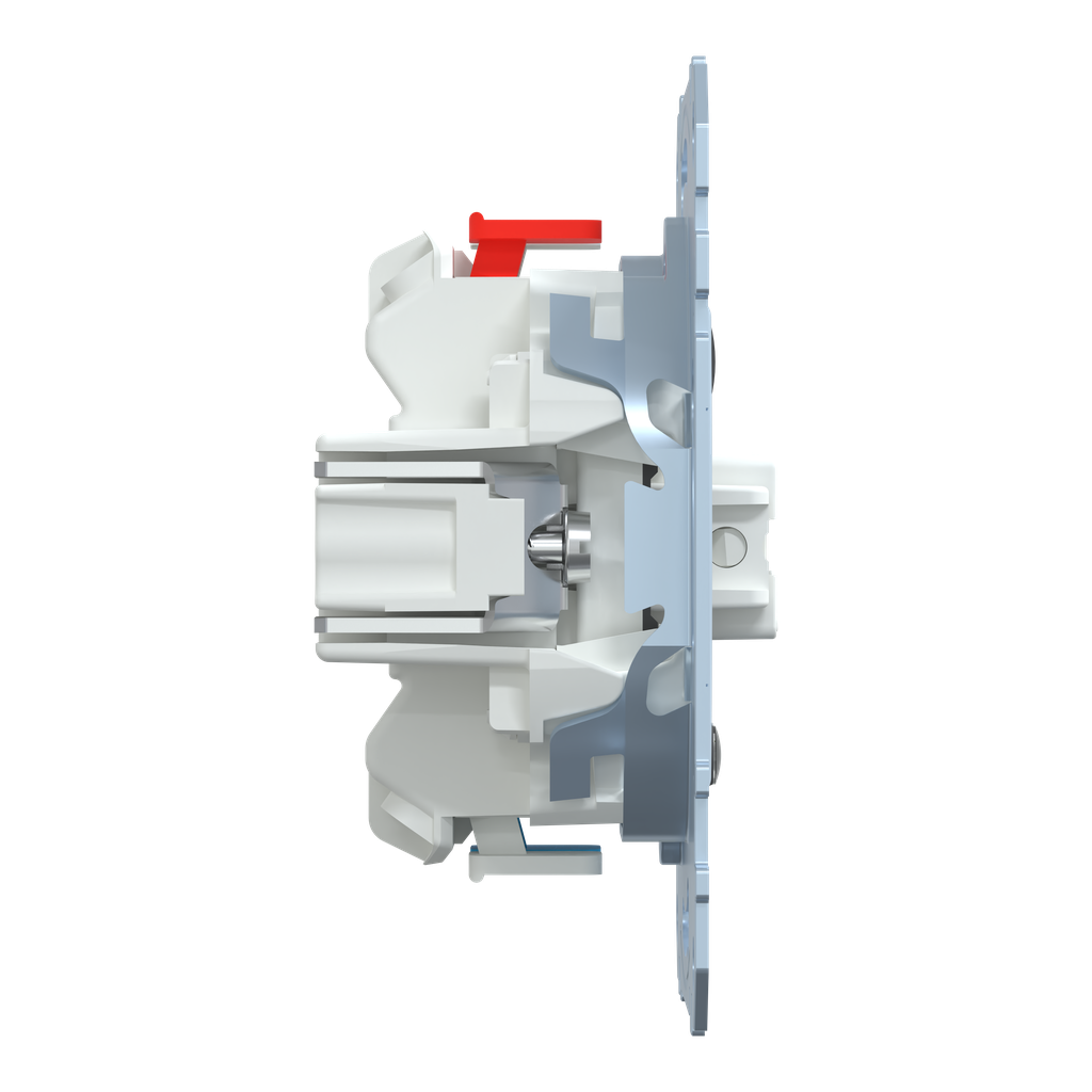 D-Life - interrupteur double allumage lumineux témoin - 16A - méca seul