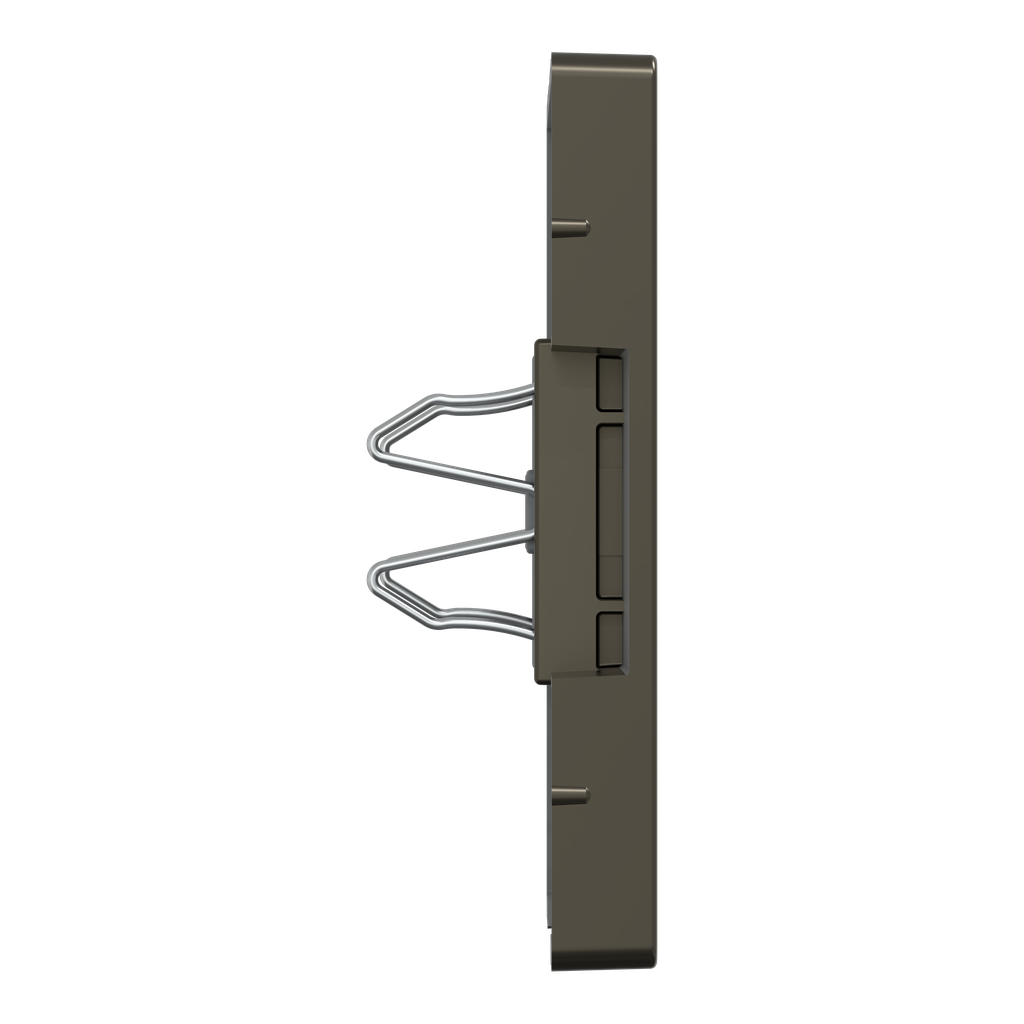 D-Life - enjoliveur pour prise double RJ45 Actassi S-One - métal mocca