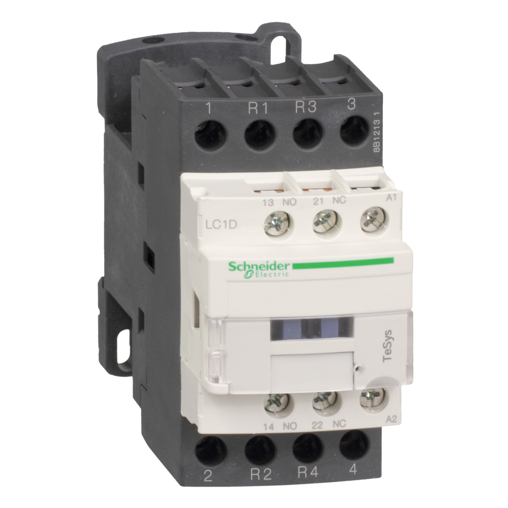 TeSys D - Contacteur cont 12a 2p 2r cf.72v cc cosses fermees