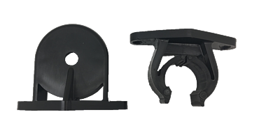 support mural de perche diam 32-36 mm, plastique semi-rigide.