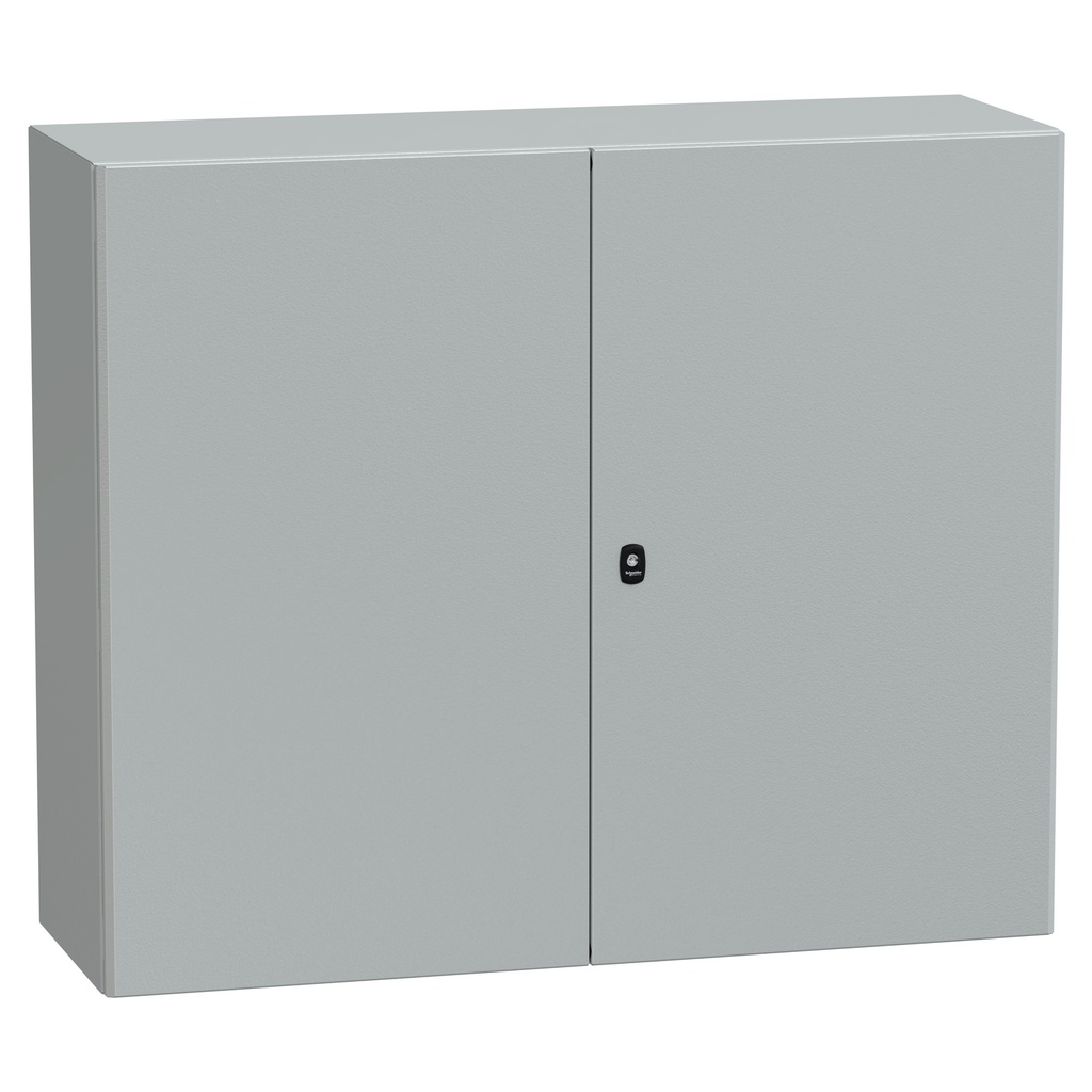 PanelSeT S3D - Enveloppe acier - H1000xL1200xP400 - 2 portes pleines