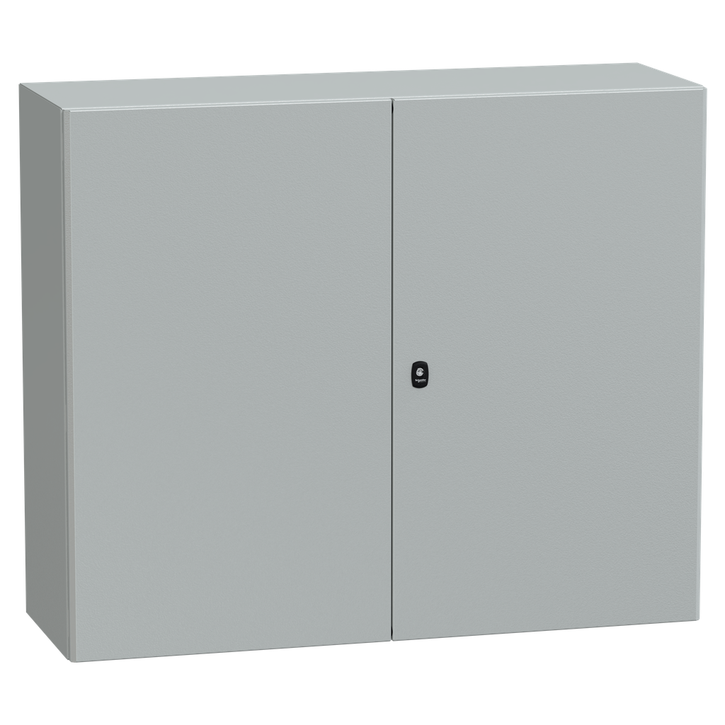 PanelSeT S3D - Enveloppe acier - H1000xL1200xP400 - 2 portes pleines