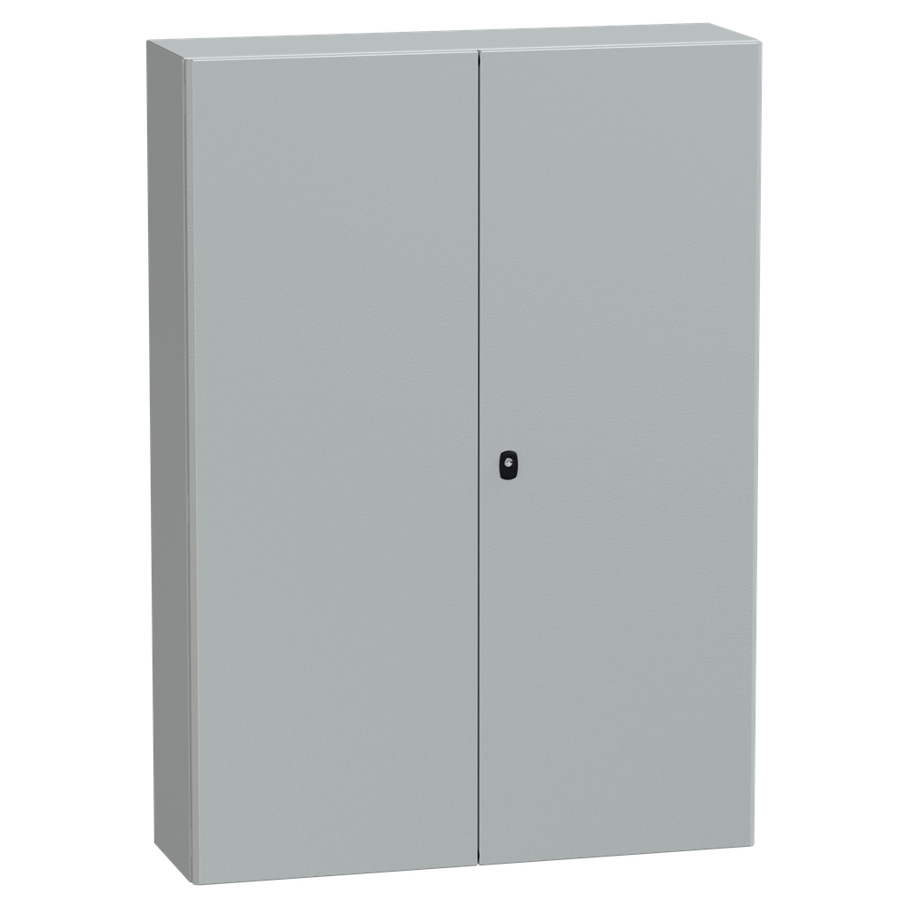 PanelSeT S3D - Enveloppe acier - H1400xL1000xP300 - 2 portes pleines