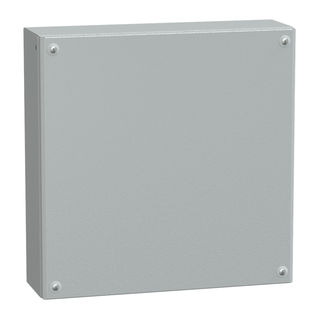 PanelSeT SBM - boite acier - 400x400x120mm - couvercle plein