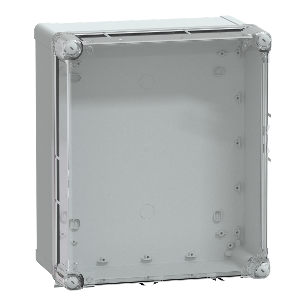 PanelSeT - boîte industrielle - Couvercle haut transparent - 341x291x168mm - PC
