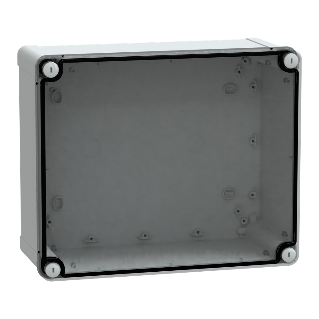 PanelSeT - boîte industrielle - transparente - 291x241x128mm - ABS