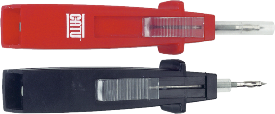 Jeu de 2 pointes de touche Noire et Rouge