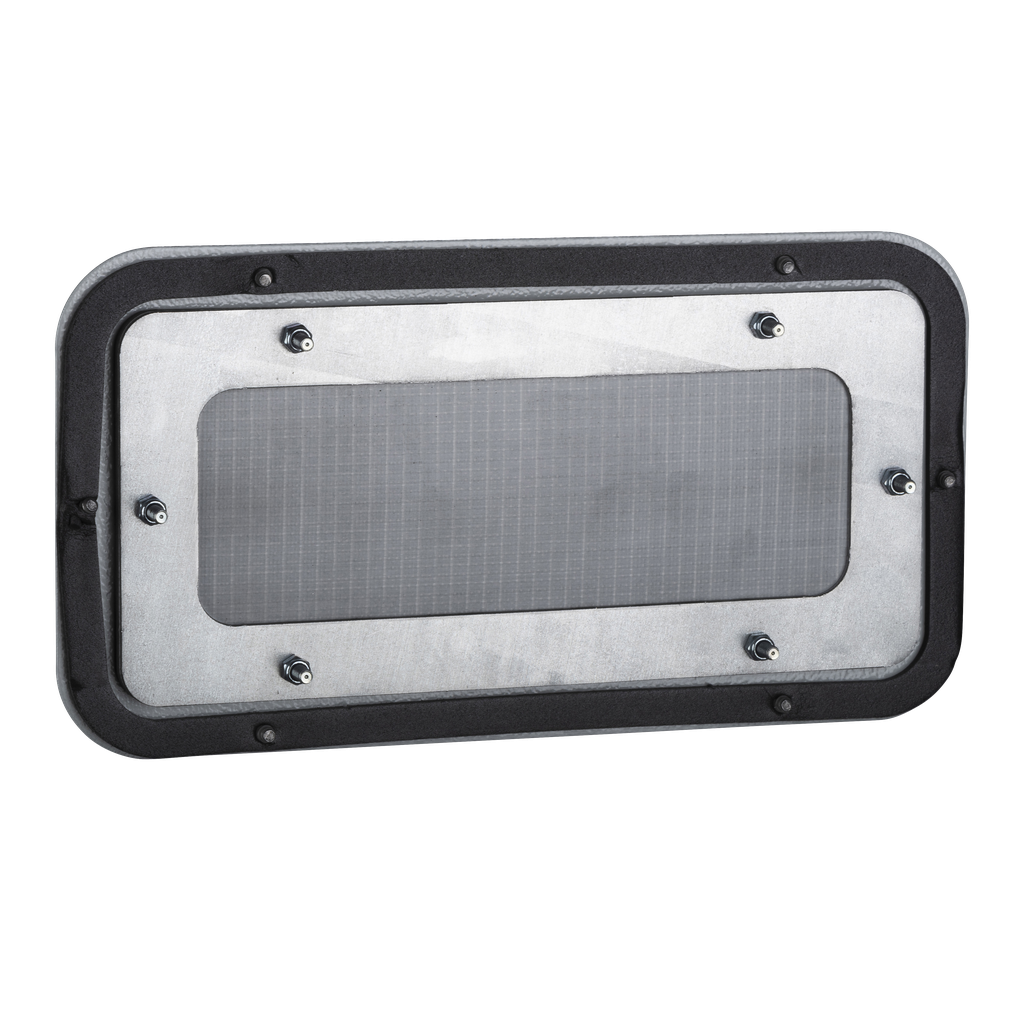 PanelSeT Accessoires - plaque passe-câbles FlexiCable - S3D - acier - 245x130mm