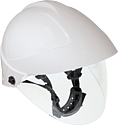 Casque isolant électricien visière intégrée et mentonnière arcflash APC 1 blanc
