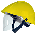 Casque isolant électricien avec visière intégrée arcflash APC 1, jaune