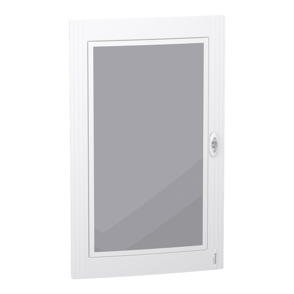 PrismaSeT XS - Porte transparente RAL9003 pour coffret saillie 5R 24 modules