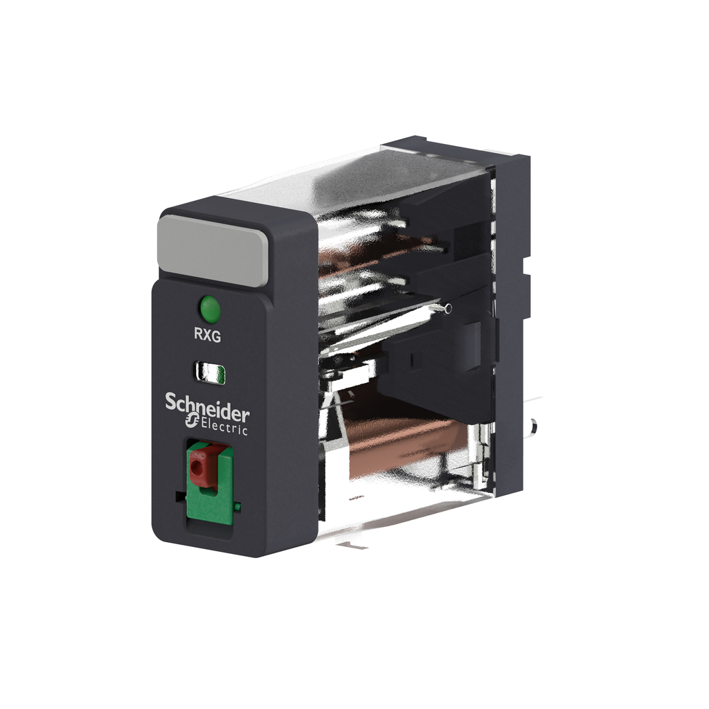 Harmony RXG - relais interface - embrochab - test - DEL - 1OF - 10A - 230VAC