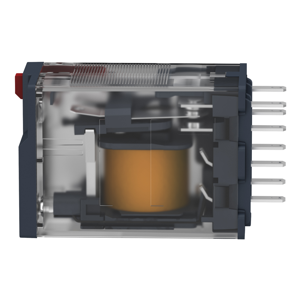 Harmony Relay RXM - relais miniature - embrochab - test+DEL - 2OF - 12A - 48VAC