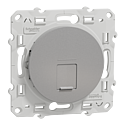 Odace 2011 - prise RJ45 cat.6 STP - grade 2TV min à grade 3TV - alu