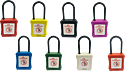 cadenas plastique jaune anse nylon 4mm clé identique A1