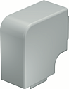 Angle plat 60x90mm Chlorure de polyvinyle blanc pur RAL 9010