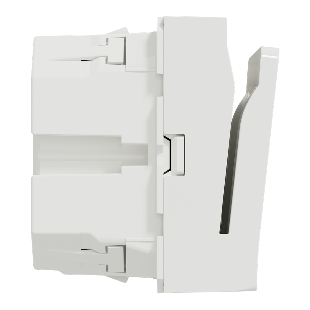 Unica - commande à carte électronique - 2 modules - Blanc - mécanisme seul