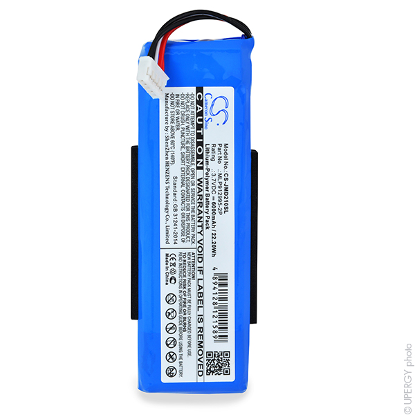 Batterie(s) Batterie enceinte bluetooth pour JBL 3.7V 6000mAh