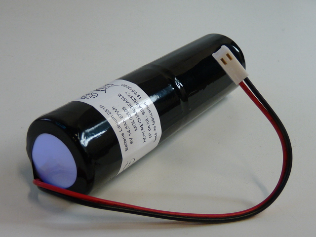 Pack(s) Batterie lithium 2x  ER34615  D 2S1P  ST4 6V 14.5Ah Molex