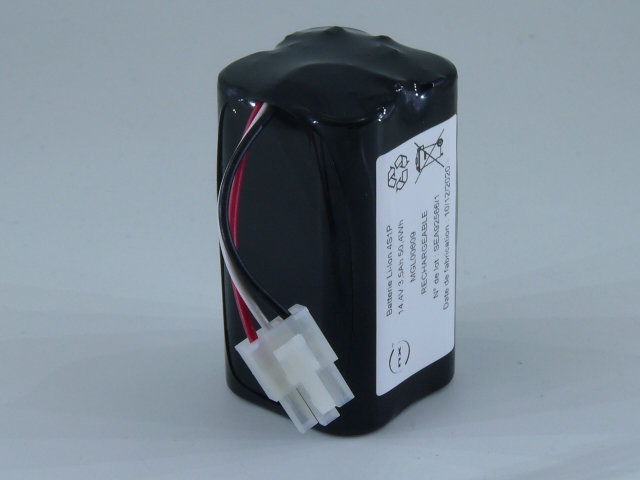 Pack(s) Batterie Li-Ion 4x 18650 4S1P ST2 14.4V 3.5Ah Molex
