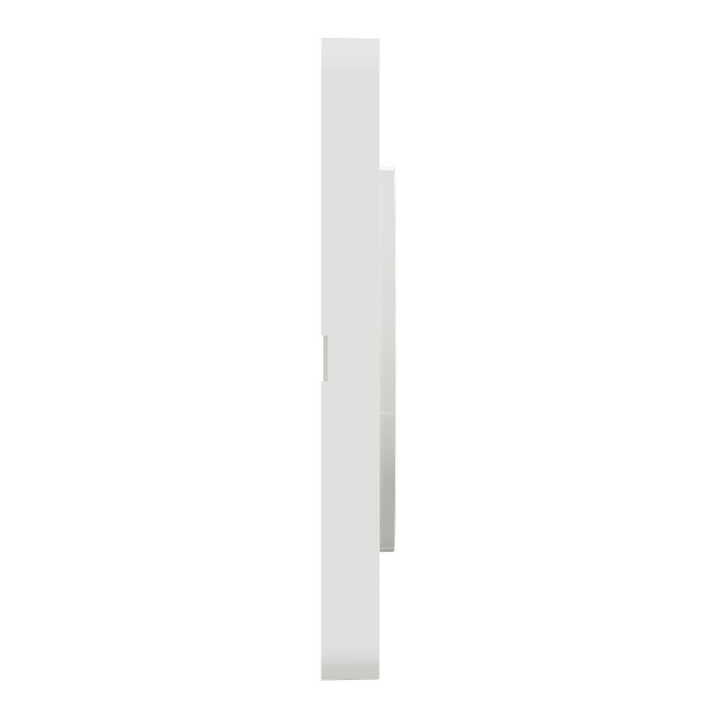 Odace 2011 Touch  - plaque 1 poste Kvadrat perle avec liseré blanc