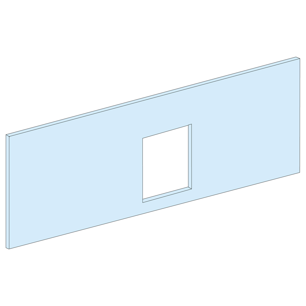 PrismaSeT G - Plastron NSX250 4M - L600 - horizontal - socle - Toute Cde