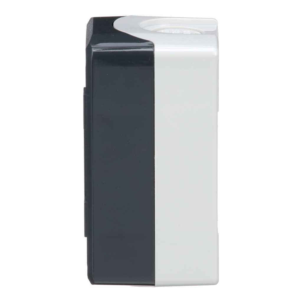 Harmony XAL - boite 2trous Ø22 - couvercle gris foncé - fond gris clair - UL/CSA