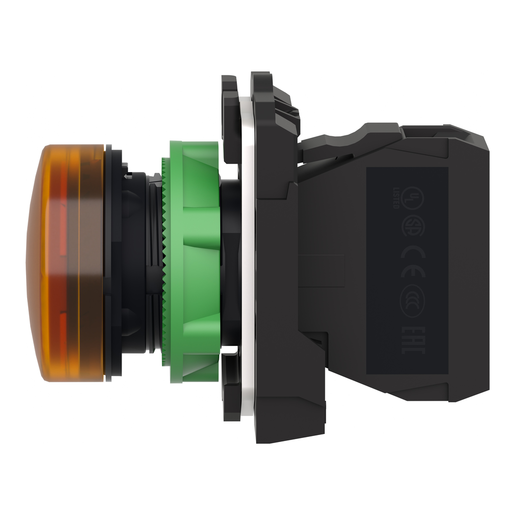 Harmony XB5 - voyant lumineux BA9s - Ø22 - orange - direct 250V max - vis étrier