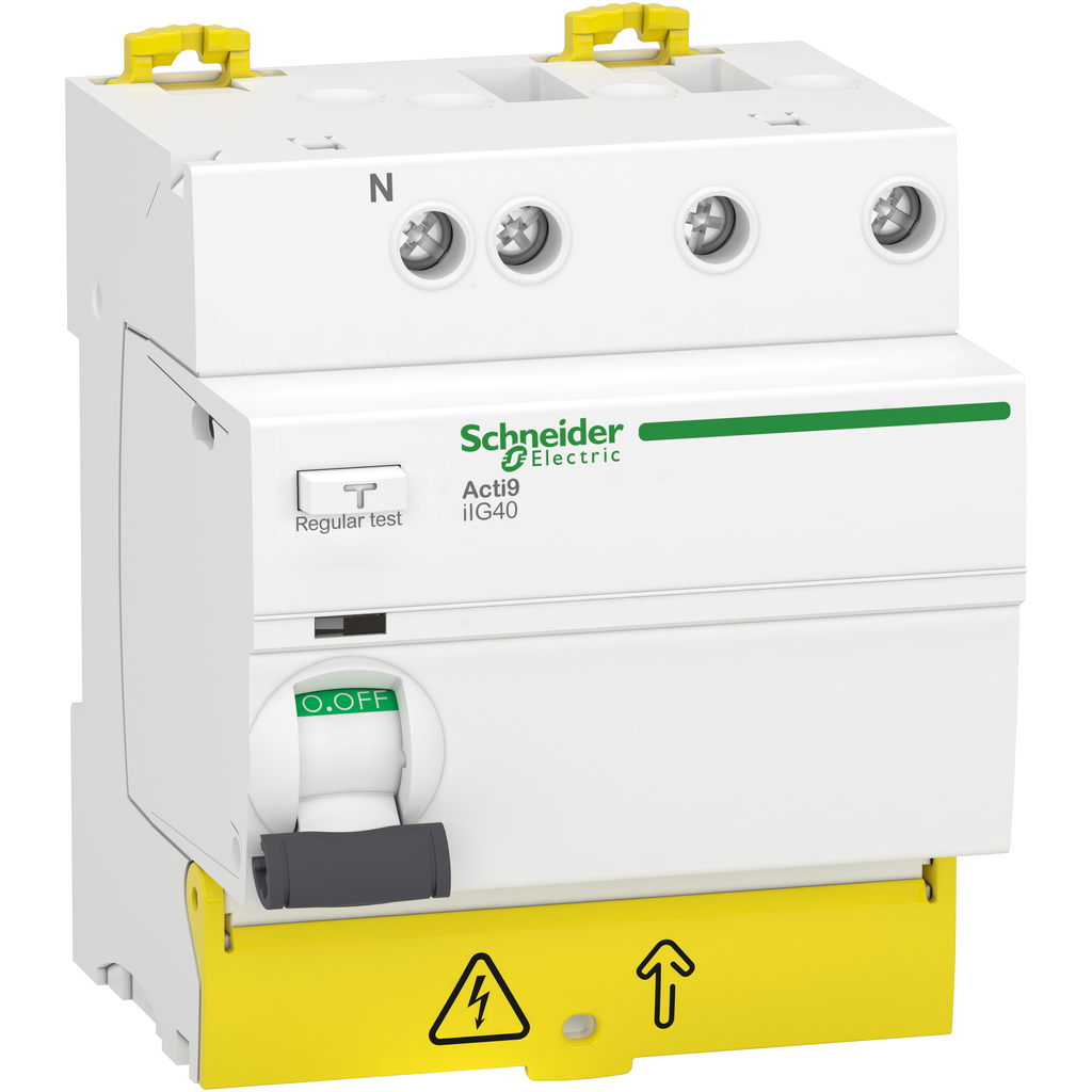 Acti9 iIG40 - Inter. diff tête de groupe - 3P+N - 25A - 30mA - Type AC