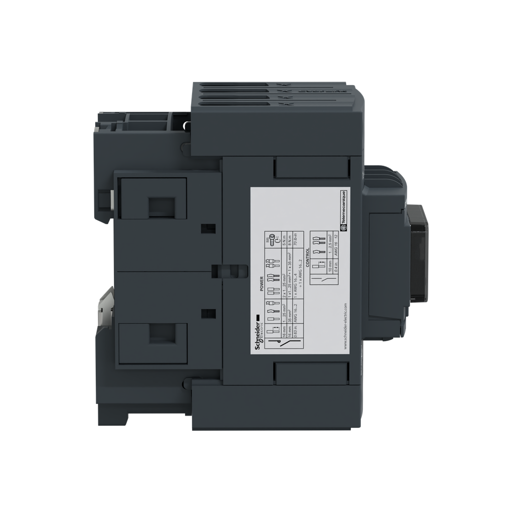 TeSys D Green - contacteur 4P (4NO) 66A - 24/60VCA/CC - basse conso - vis