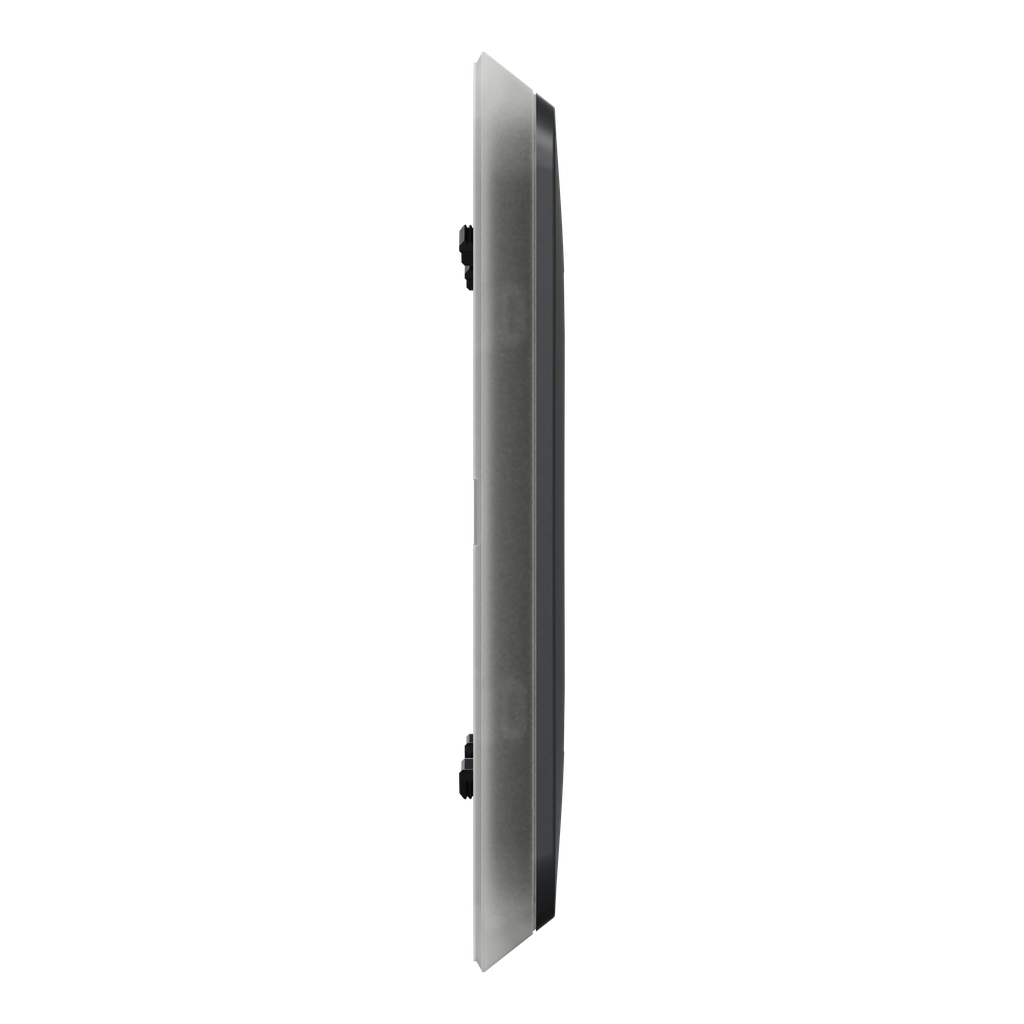 Unica Pro - plaque de finition - Anthracite - 2 postes