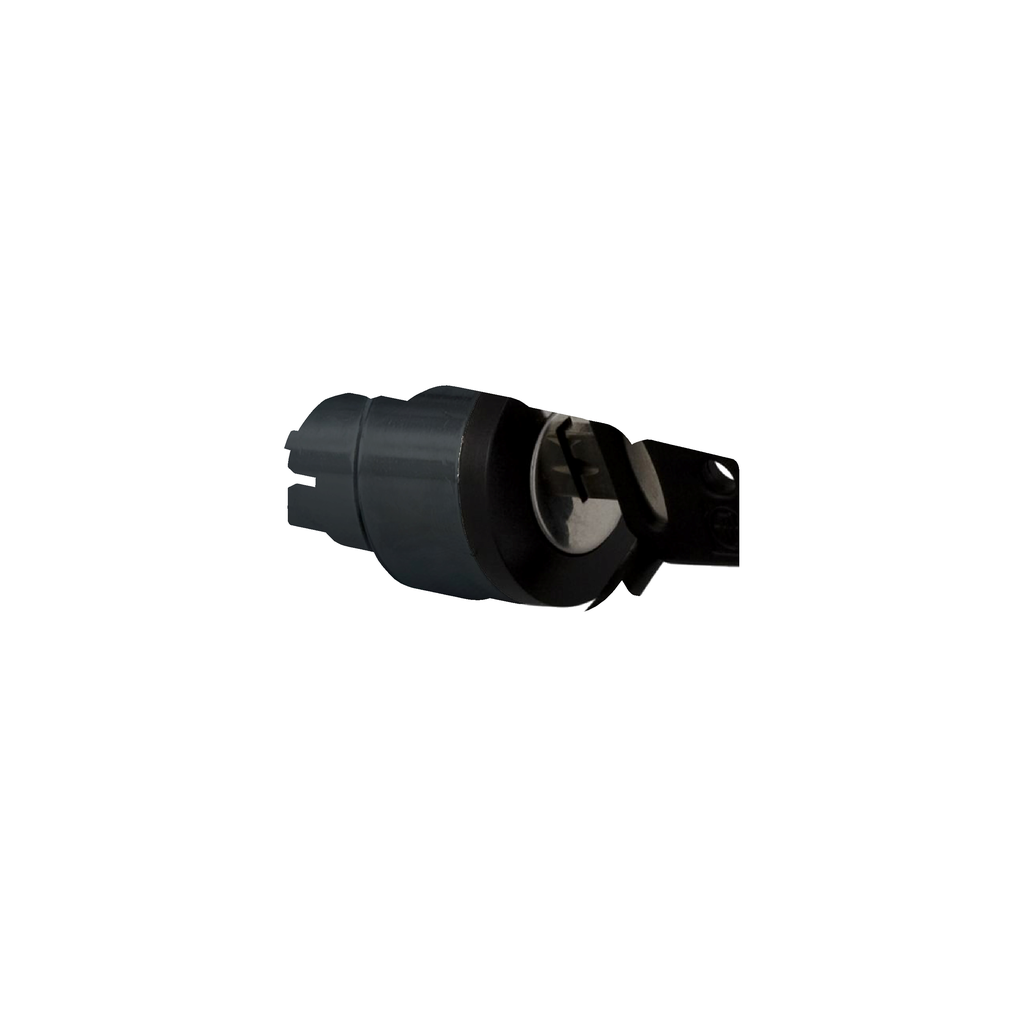 Harmony XB4 - tête bouton tournant à clé 455 - Ø22 - 2 pos fix - retr G