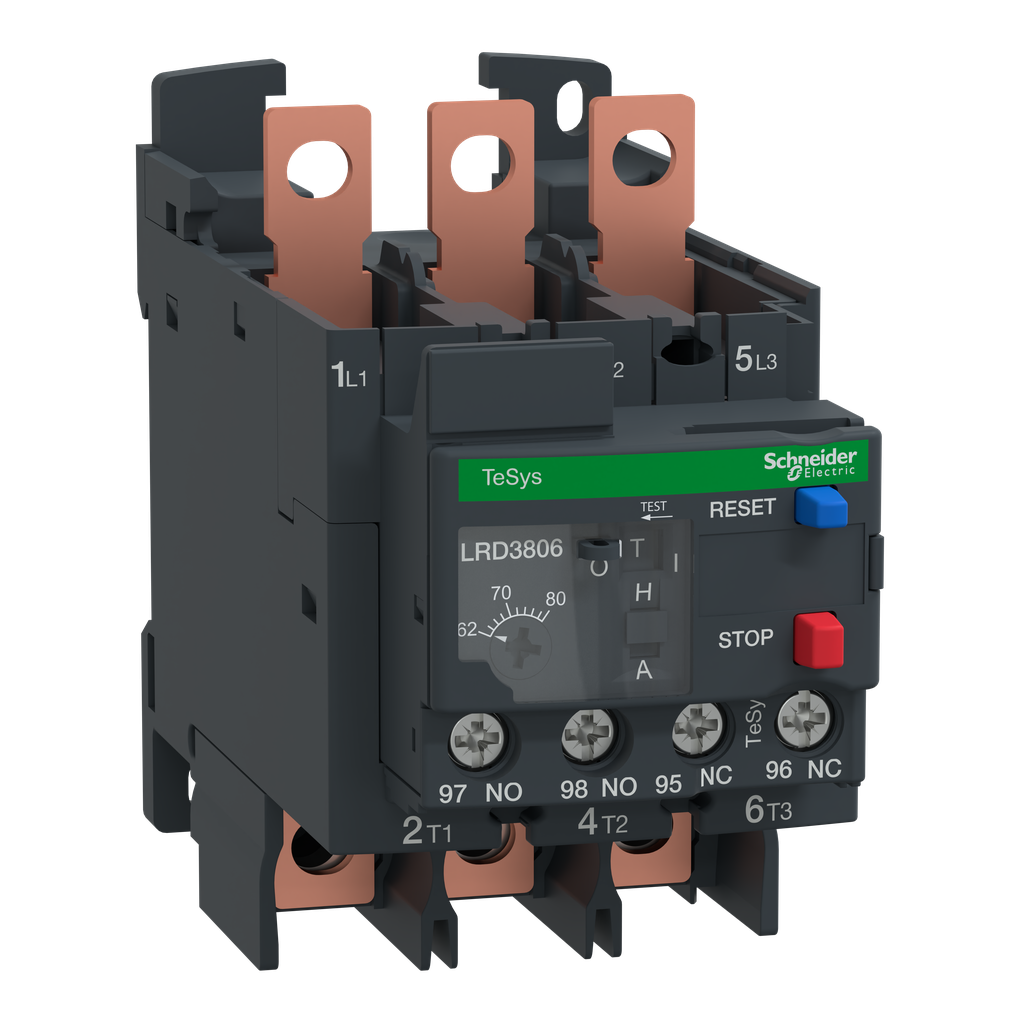 TeSys LR - relais thermique - 70-80A classe10A - différentiel - cosses fermées