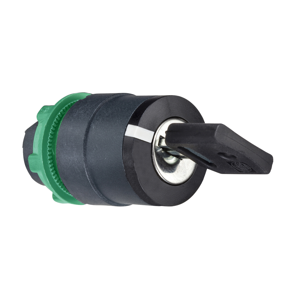 Harmony XB5 - tête bouton tournant à clé 3131A - Ø22 - 2 pos fix - retr GD