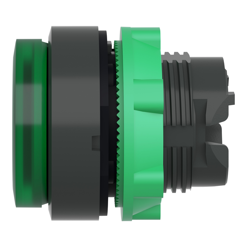Harmony XB5 - tête bouton pousser-pousser lumineux - Ø22 - dépassant - vert