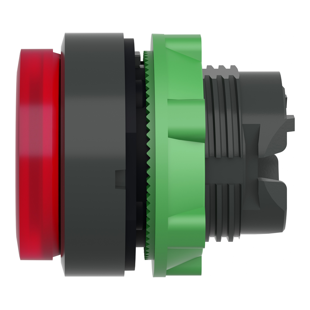 Harmony XB5 - tête bouton poussoir lumineux DEL - Ø22 - dépassant - rouge