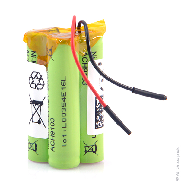 Pack(s) Batterie Nimh 3x AAA NX 3S1P ST3 3.6V 800mAh F90