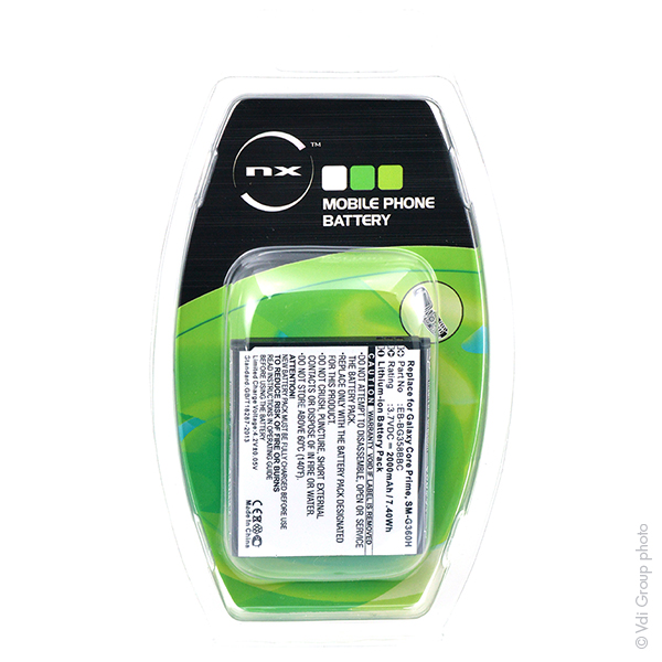 Blister(s) x 1 Batterie téléphone portable pour Samsung 3.7V 2000mAh