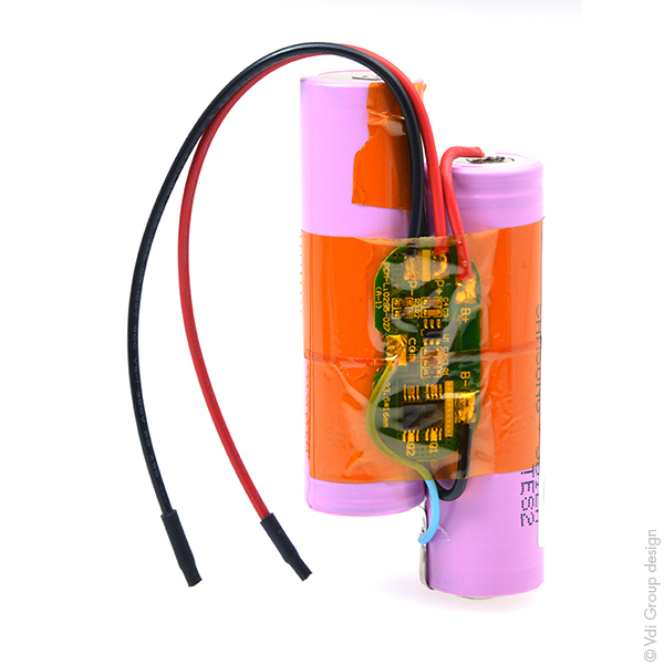 Pack(s) Batterie Li-Ion 2x 18650 2S1P ST6 7.2V 3.5Ah F100