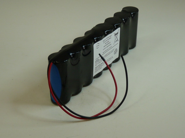 Pack(s) Batterie Lithium Fer phosphate 8x  26650 4S2P ST1 12.8V 6.4Ah F
