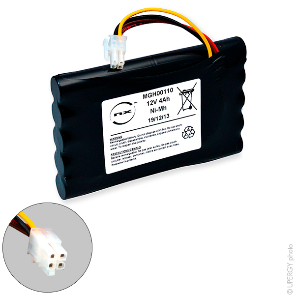 Pack(s) Batterie médicale rechargeable Datex AS5 MONITEUR C 12V 3.8Ah FC