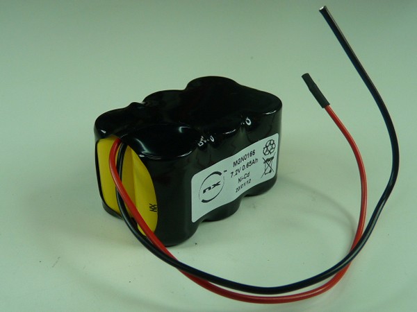 Pack(s) Pack 6x 2/3A NX 6S1P ST2 7.2V 650mAh /F150