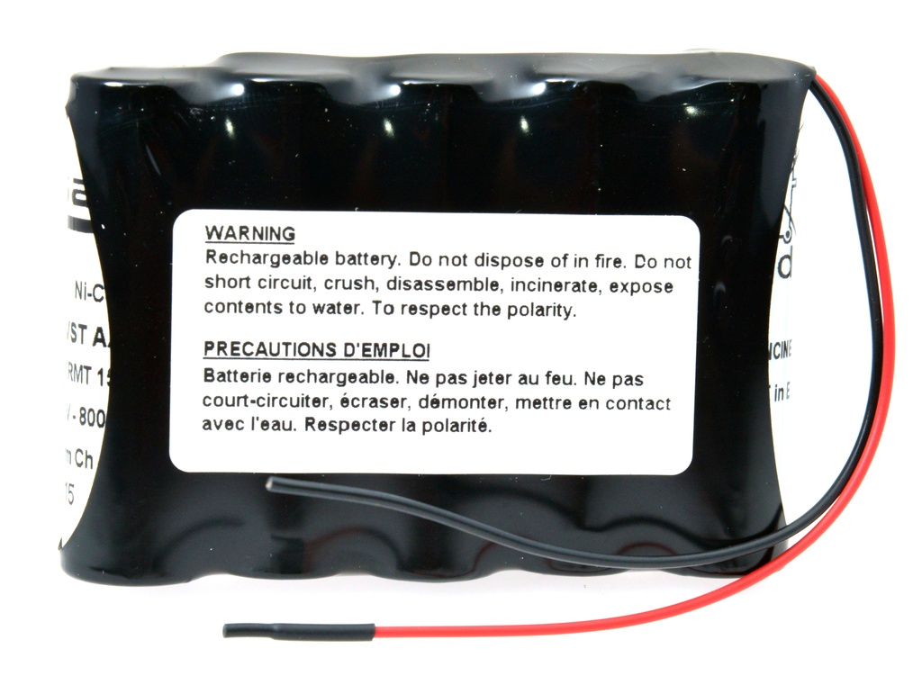 Pack(s) Batterie Nicd 5/VTAA 6V 800mAh F100