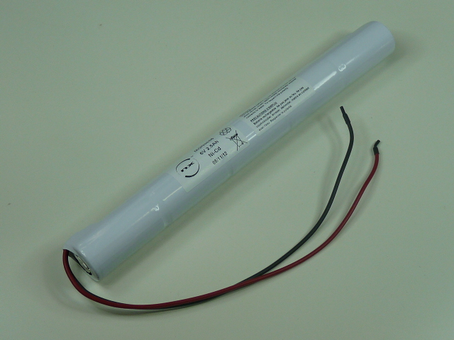 Pack(s) Batterie Nicd 5x C VT 5S1P ST4 6V 2500mAh Fils