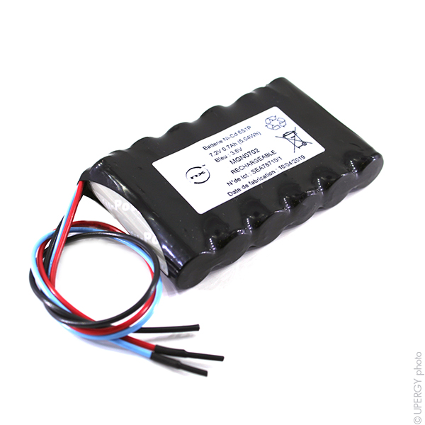 Pack(s) Batterie Nicd 6x AA 6S1P ST1 7.2V 700mAh F200