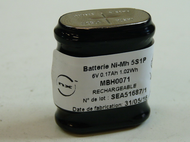 Pack(s) Batterie Nimh 5x V150H 5S1P ST4 6V 150mAh S