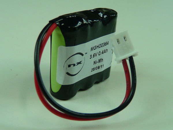 Pack(s) Batterie Nimh 3x 2/3AAA 3S1P ST1 3.6V 300mAh FC