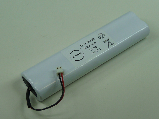 Pack(s) Batterie Nimh 4x 4/3A 4S1P ST5 4.8V 4000mAh JST