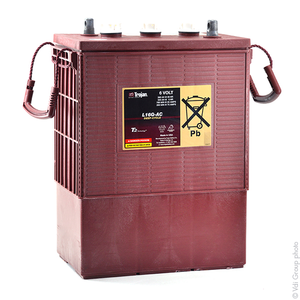 Batterie(s) Batterie traction Trojan L16G-AC 6V 390Ah M5-M