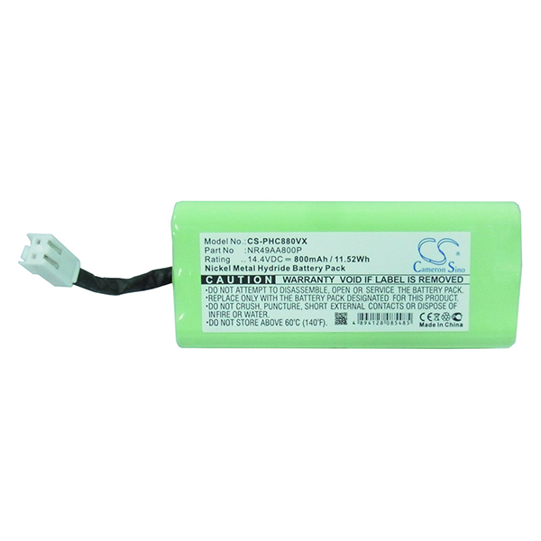 Unité(s) Batterie aspirateur compatible Philips 14.4V 800mAh
